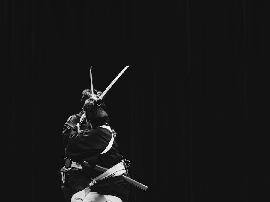 Photo sword fighting techniques