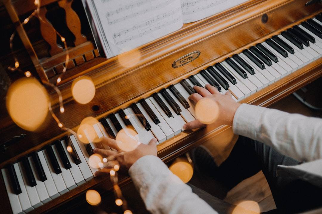 Photo piano teaching materials